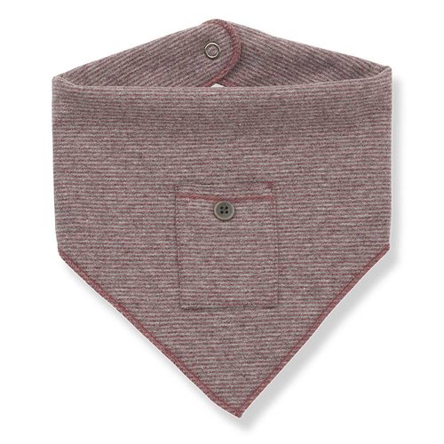 1+ in the Family Rita Baby Bib Pruna/Grey 1+ in the Family Rita Baby Bib Pruna/Grey