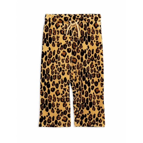 Mini Rodini Leopard Velours Sweatpants broek Mini Rodini Leopard Velours Sweatpants broek
