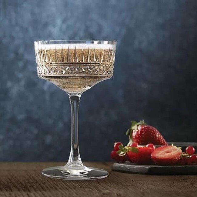 Elysia glasses on foot set of 4