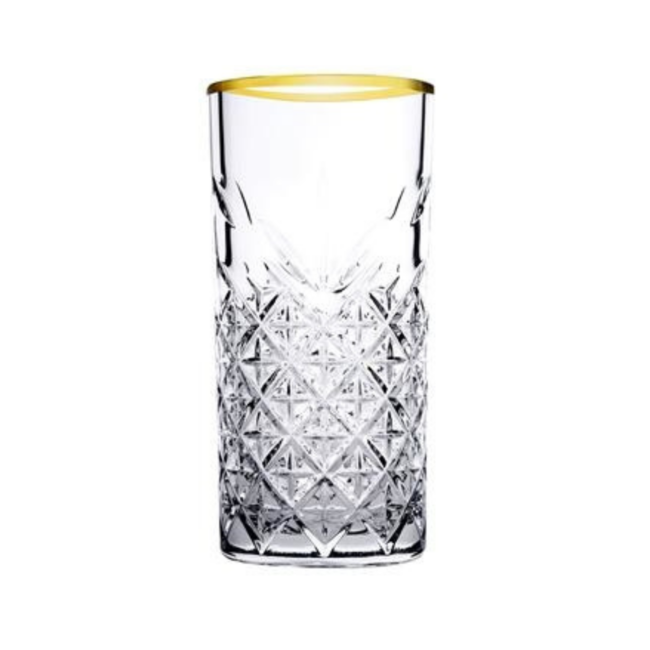 Timeless Golden Touch long drinking glasses set of 4