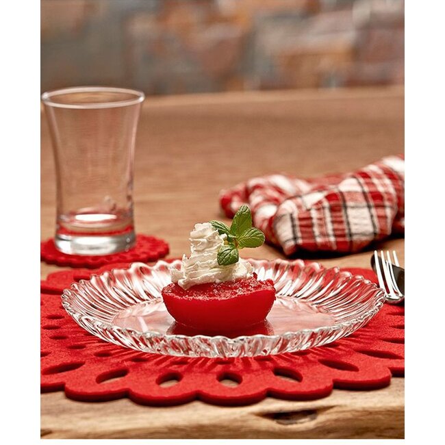 Aurora deep plate set of 6