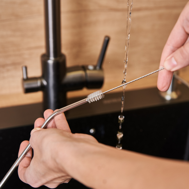 5 Paslanmaz çelik pipet seti