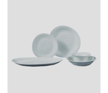 Bricard Porcelain Beyaz 25-parça servis seti