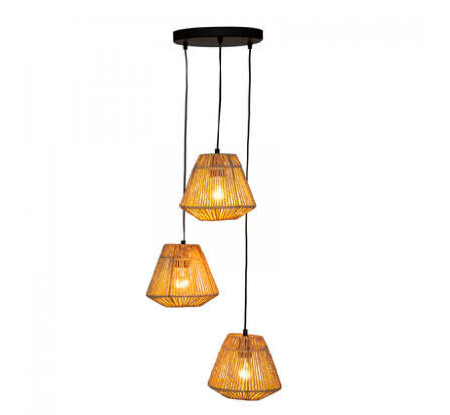 Plafondlamp met 3 lampen