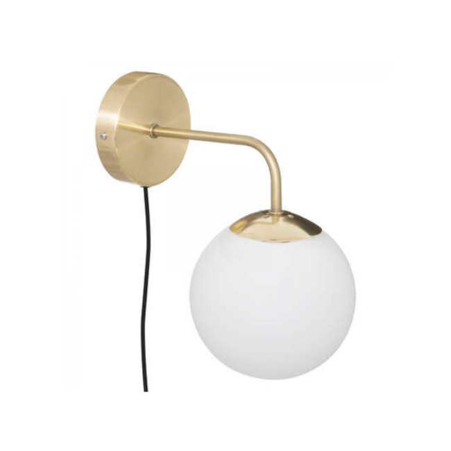 Wandlamp goud