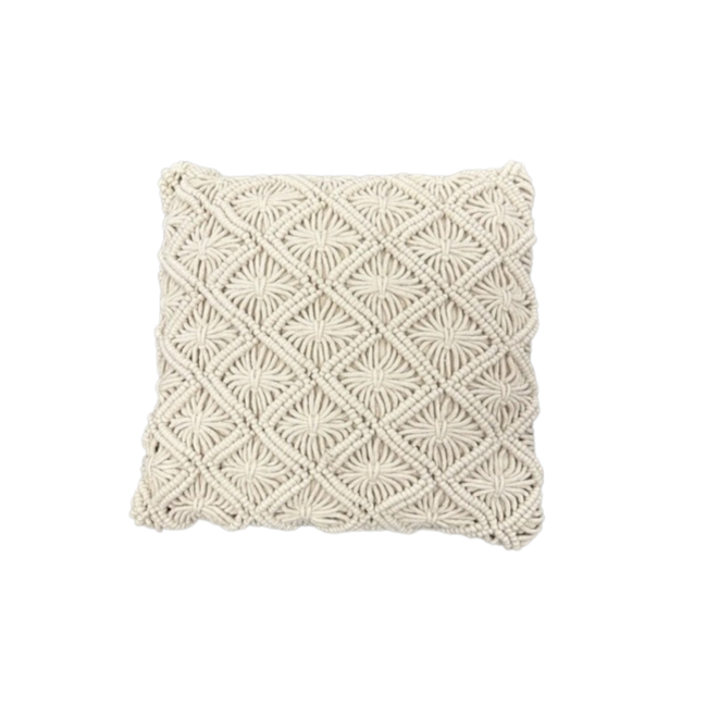 Macrame kussen vierkant