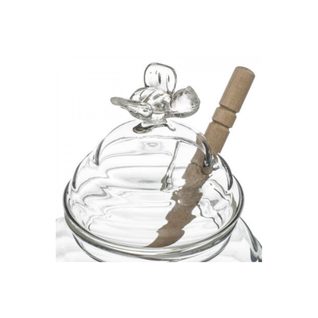 Honey pot with spoon