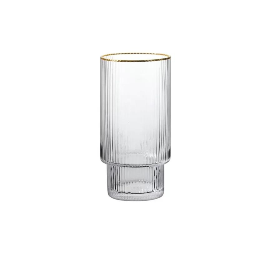 6'lı gold ripple bardaklar 300 ml