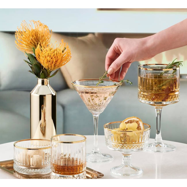 Elysia Golden Touch Bardak Seti 4'lü