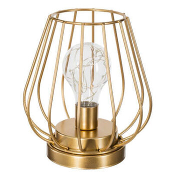 Gouden metalen lamp