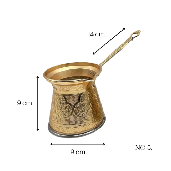 Gold coffee pot | ⌀ 9cm