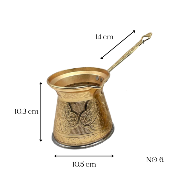 Gold coffee pot | ⌀ 10.5cm