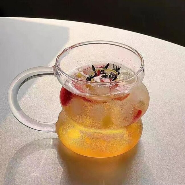 Waves glazen set van 2