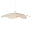 Linen plafondlamp beige