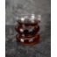 Set of 2 glasses with bubble design
