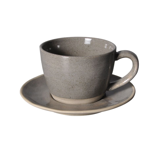 Qeramiq koffieset 12-delig donkergrijs