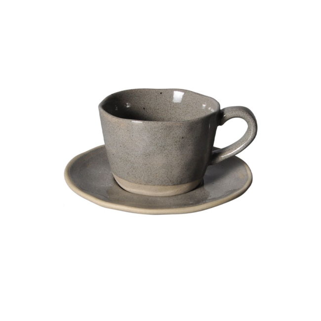 Qeramiq espressokopje 12-delig donkergrijs