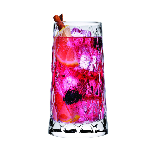 Leafy longdrinkglazen set van 4 -345 cc