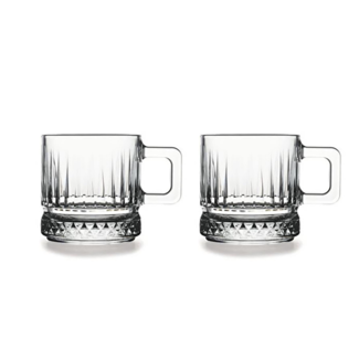 Elysia glasses with handle set of 2 195 cc