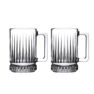 Elysia glasses with handle set of 2 310 cc