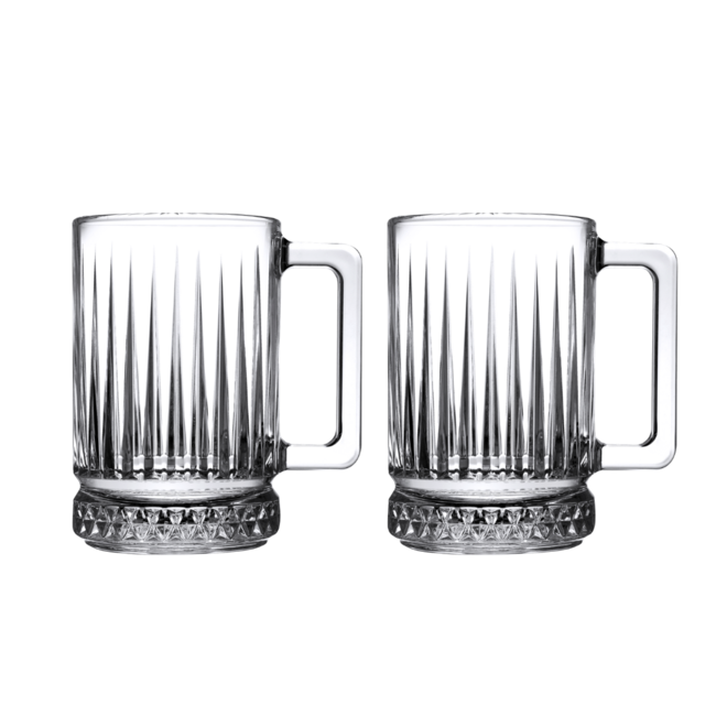 Elysia glasses with handle set of 2 310 cc