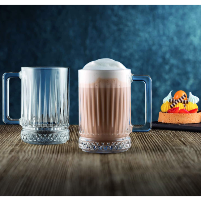 Elysia glasses with handle set of 2 310 cc