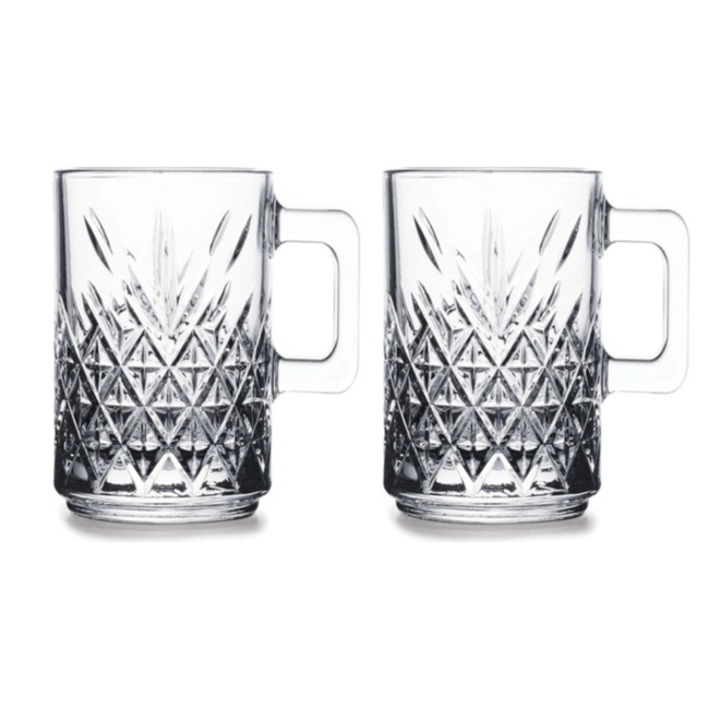 Timeless glasses with handle set of 2 315 ml
