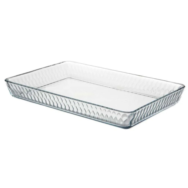 Rain glass baking dish 2900 cc