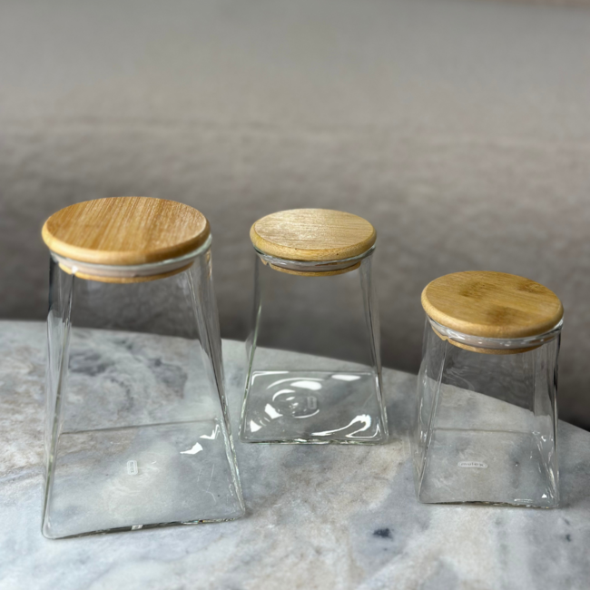Storage jars set of 3