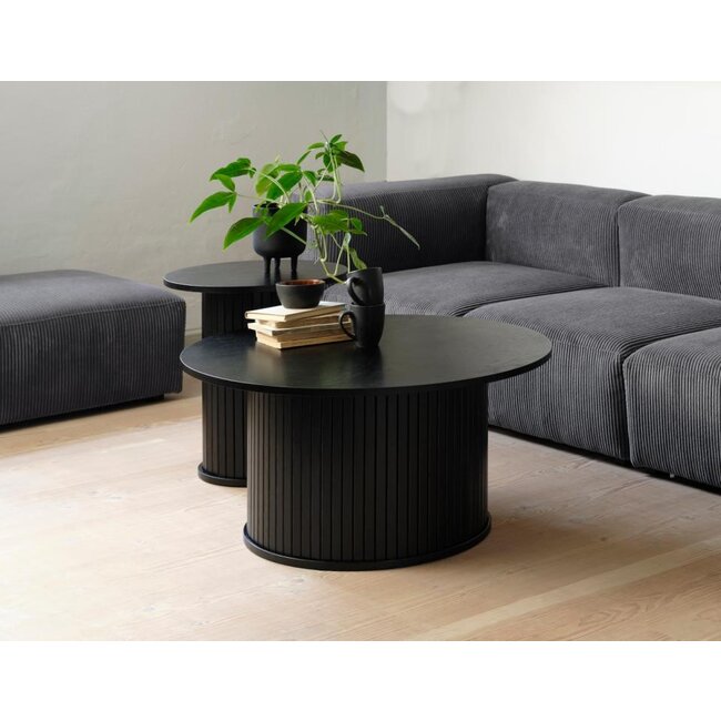 Svalka Round Coffee Table Black - 90 cm
