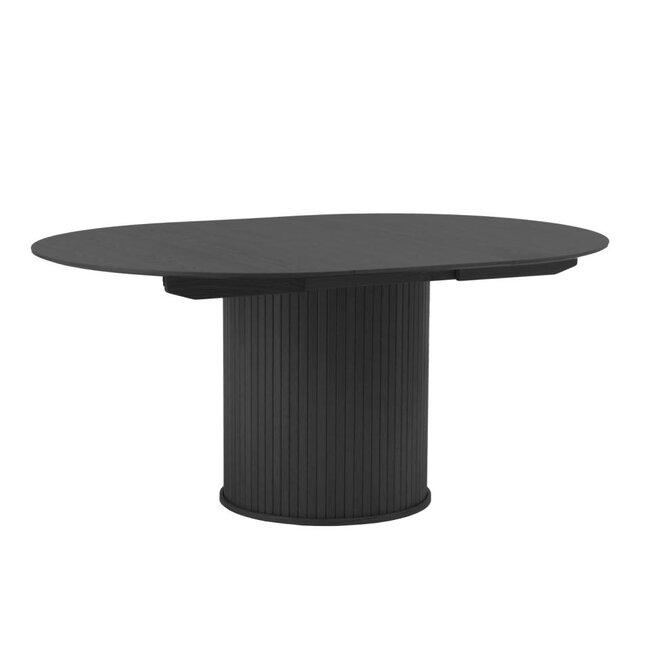 Svalka Uitschuifbare Eettafel Zwart - 120 -> 167 cm