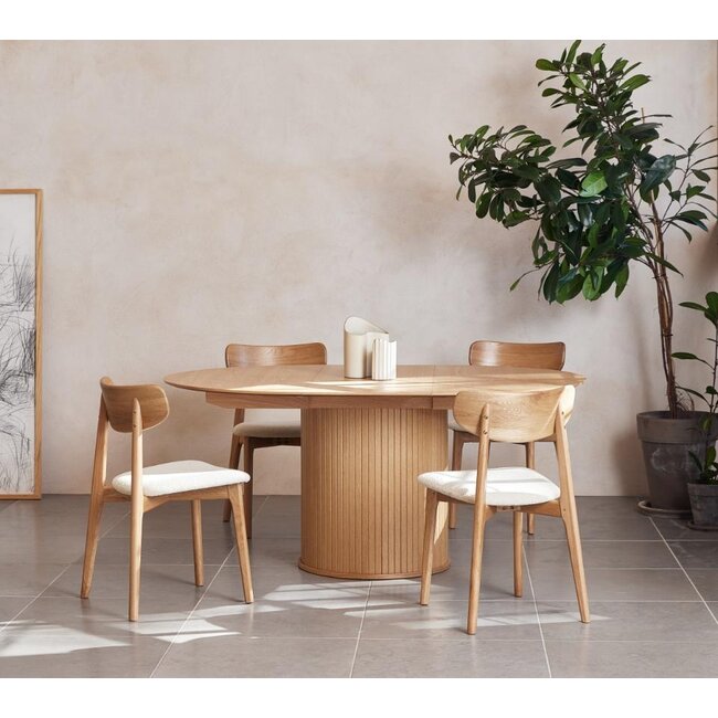 Svalka Extendable Dining Table Natural - 120 -> 167 cm
