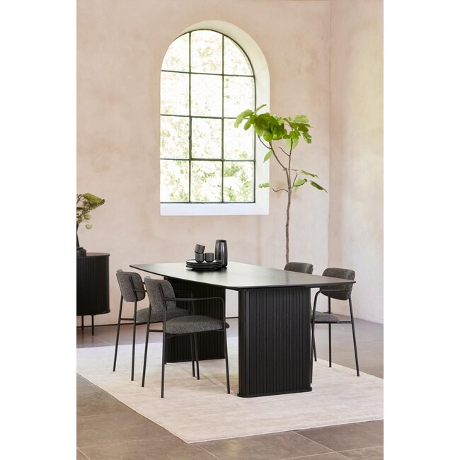 Svalka Dining Table Black - 190 cm
