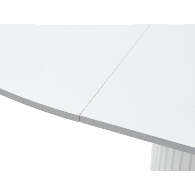 Svalka Extendable Dining Table White - 120 -> 167 cm