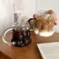Grape shaped drinking glasses with handle set of 2