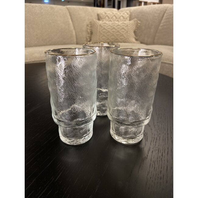 Altın buzul bardak seti 6'lı - 320ml