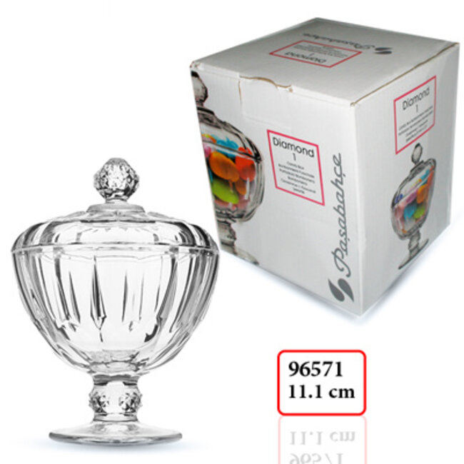 Diamond glass bonbonniere