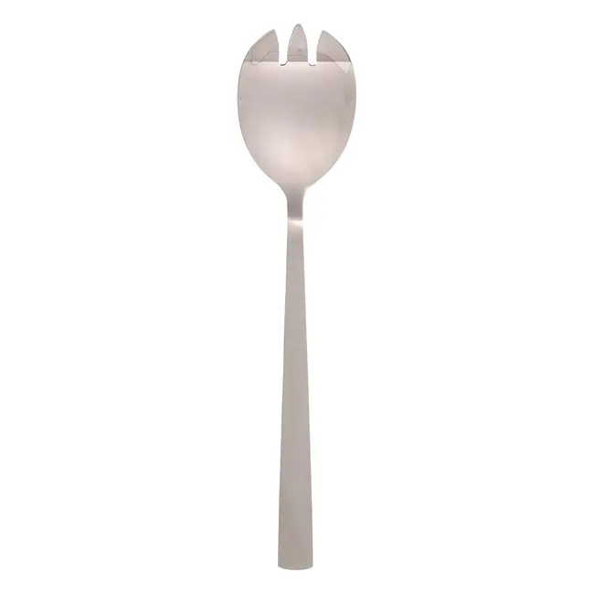 Silver stainless steel salad cutlery