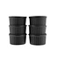 Muffin cups set of 6 - Black
