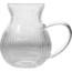 Round ribbed tea glasses with handle | set of 6