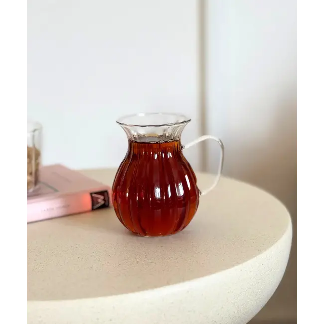 Riffel 6 parçalı çay bardağı seti