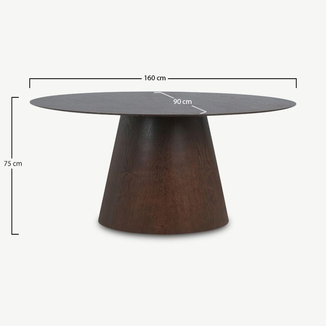 Dining table Copenhagen - 160 cm