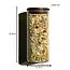 Zoha Stripe storage jar 1500 ml set of 2