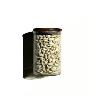Zoha Stripe storage jar 1000 ml set of 2