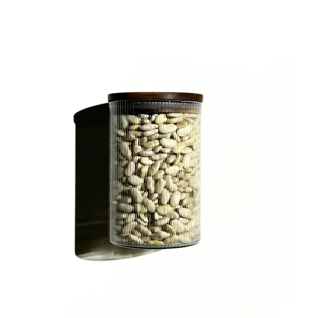 Zoha Stripe storage jar 1000 ml set of 2