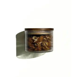 Zoha Stripe storage jar 450 ml set of 2