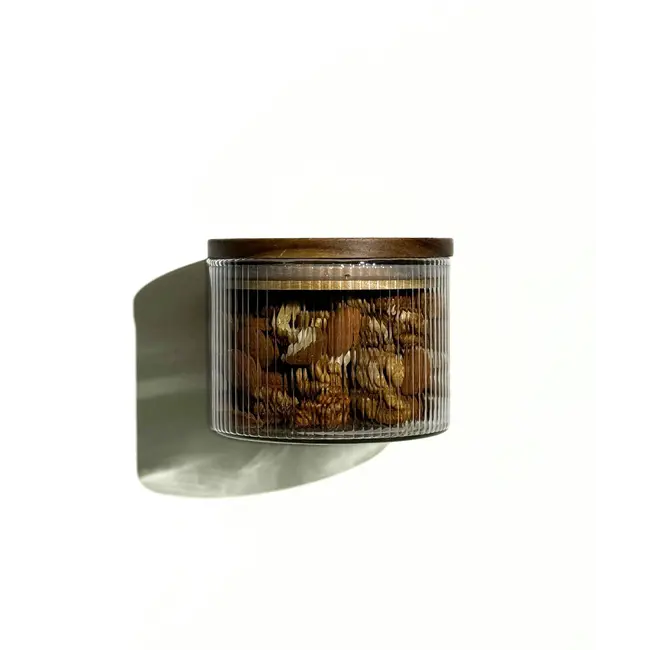 Zoha Stripe storage jar 450 ml set of 2