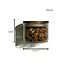 Zoha Stripe storage jar 450 ml set of 2
