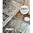 Zoha stripe voorraadpot met greep 1000 ml set van 2