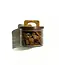 Zoha Stripe storage jar with handle 450 ml set of 2